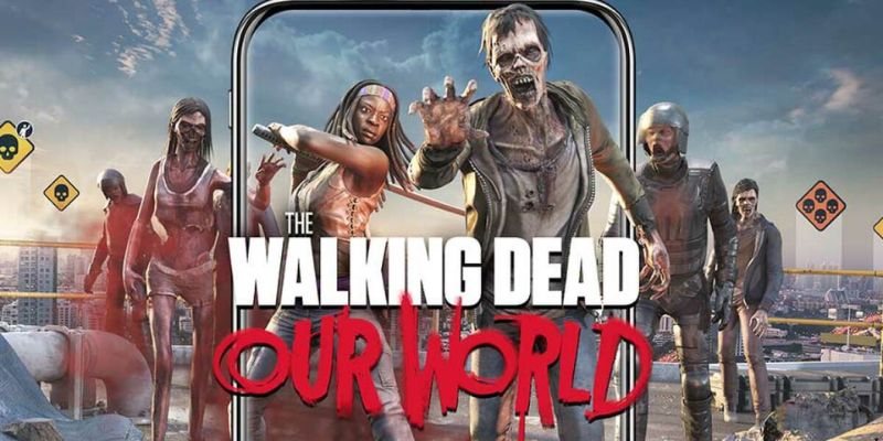 Game Zombies The Walking Dead: Our World với công nghệ AR hiện đại